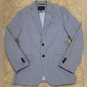 Banana Republic Men’s  Tailored Fit Micro Gingham Blazer Sport Coat Size 36R